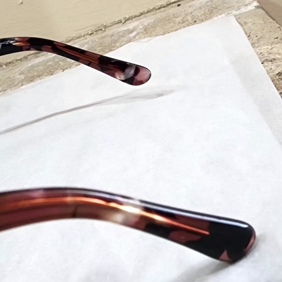 Tory Burch Pearl Port/Tortoiseshell Cat Eye Sunglasses(TY7097) With Case - Picture 10 of 13